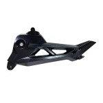 BACALHAU (PAR) SUPORTE TRASEIRO PEDALEIRA PRETO - ALPHA FACTOR - HONDA CG TITAN FAN 160 2016 A 2022