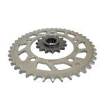 SEMI KIT COROA E PINHÃO GSW - HONDA CB 650R 2015 A 2022, HONDA CB 650F 2015 A 2022 - 42/15T