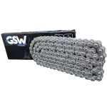 CORRENTE GSW PRIME 520 SX 122L NATURAL - HONDA CB500 CBR500 CB650R; YAMAHA MT-07 TRACER; KAWASAKI Z750 ER-6N NINJA 650; TRIUMPH STREET TRIPLE 765 TIGER 660; SUZUKI SV 650 V-STORM 