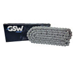 CORRENTE GSW PRIME 520 SX 122L NATURAL - HONDA CB500 CBR500 CB650R; YAMAHA MT-07 TRACER; KAWASAKI Z750 ER-6N NINJA 650; TRIUMPH STREET TRIPLE 765 TIGER 660; SUZUKI SV 650 V-STORM 