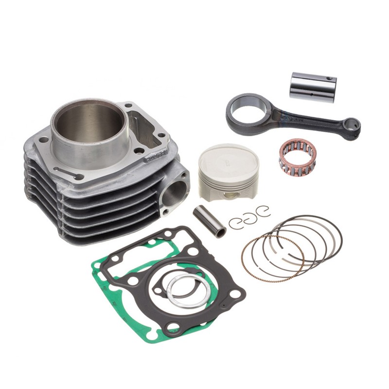 KIT CILINDRO PISTÃO ANÉIS E JUNTAS - KMP PREMIUM - HONDA XRE 190 2016 A 2024