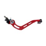 PEDAL DE FREIO REFORÇADO RETRÁTIL VERMELHO - HONDA CRF 250F NACIONAL 2018-2024 - LIZARD PARTS