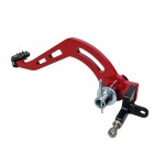 PEDAL DE FREIO REFORÇADO RETRÁTIL VERMELHO - HONDA CRF 250F NACIONAL 2018-2024 - LIZARD PARTS