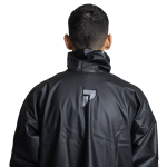 CONJUNTO CAPA DE CHUVA MASCULINA PVC PIONEIRA - TAMANHO XG - COMBATE COM GOLA - PRETO 