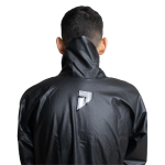 CONJUNTO CAPA DE CHUVA MASCULINA PVC PIONEIRA - TAMANHO GG - POP - PRETO