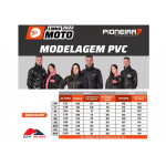 CONJUNTO CAPA DE CHUVA MASCULINA PVC PIONEIRA - TAMANHO GG - POP - PRETO