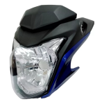 KIT FAROL COM CARENAGENS HONDA CB 250F TWISTER (2022) - PLASMOTO - AZUL PEROLIZADO