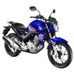 KIT FAROL COM CARENAGENS HONDA CB 250F TWISTER (2022) - PLASMOTO - AZUL PEROLIZADO