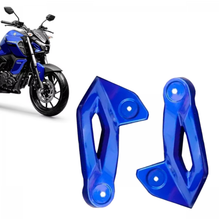 CARENAGEM LATERAL FAROL BANANINHA (PAR) - YAMAHA FZ15 (2023-2024) - PLASMOTO - AZUL