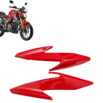 CARENAGEM LATERAL FAROL BANANINHA (PAR) - HONDA CB300F (2023 A 2024) - PLASMOTO - VERMELHA 