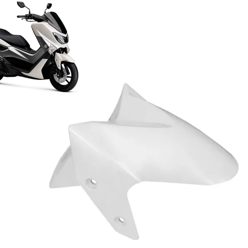 PARALAMA DIANTEIRO - YAMAHA N-MAX 160 - PLASMOTO - BRANCO PEROLIZADO