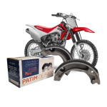 PATIM DE FREIO - A2U PARTS - TRASEIRO/DIANTEIRO (MEDIDA STANDARD) - HONDA BIZ 100 110 125, BROS NXR 125 150 160, CRF 230, XR, XL