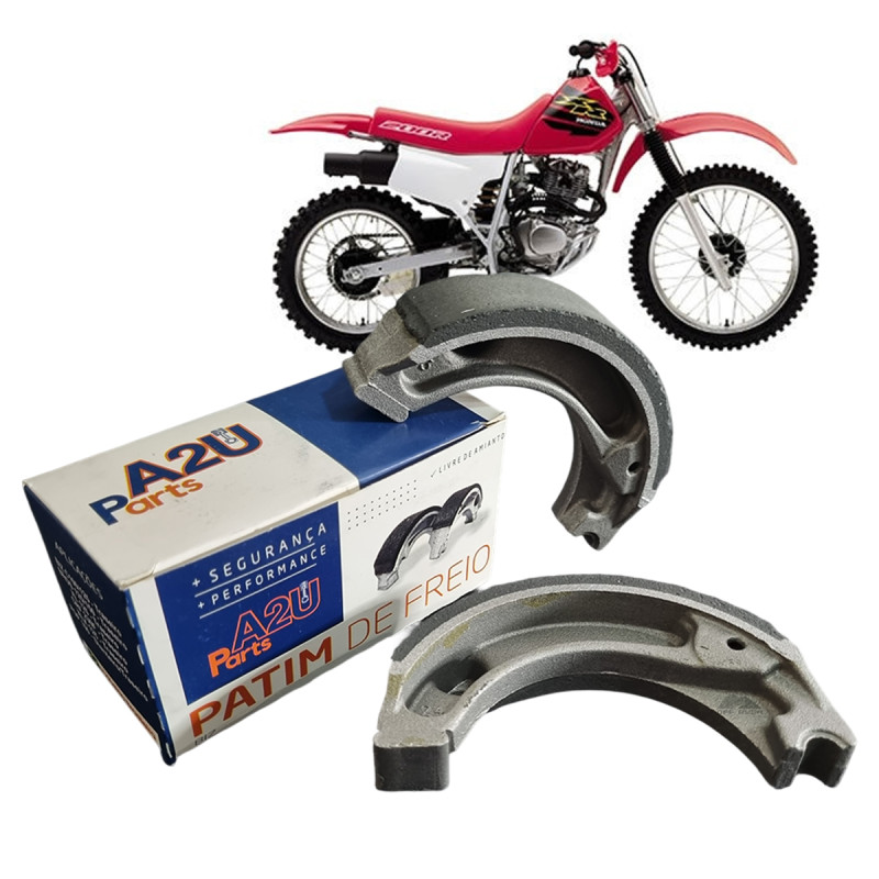 PATIM DE FREIO - A2U PARTS - TRASEIRO/DIANTEIRO (0,25) - HONDA BIZ 100 110 125, BROS NXR 125 150 160, CRF 230, XR, XL