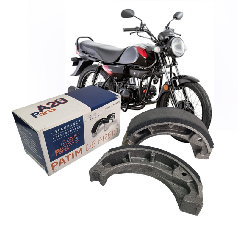PATIM DE FREIO - A2U PARTS - TRASEIRO/DIANTEIRO (0,50) - HONDA BIZ 100 110 125, BROS NXR 125 150 160, CRF 230, XR, XL