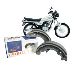 PATIM DE FREIO - A2U PARTS - TRASEIRO/DIANTEIRO (0,50) - YAMAHA YBR 125 K XTZ 125 XT 225 RD 135 Z; SUNDOWN MAX 125