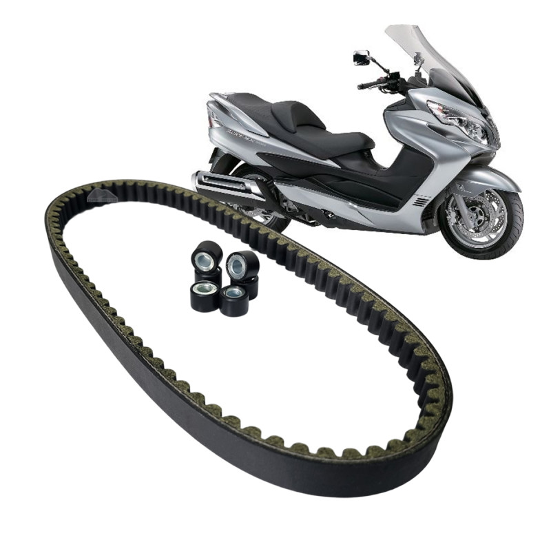 CORREIAS CVT + ROLETES DANIDREA - SUZUKI BURGMAN 125 2005 A 2010