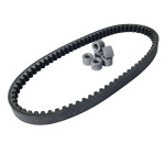 KIT CVT CORREIA E ROLETES DANIDREA - SUZUKI BURGMAN 125I INJETADA (2011 A 2019)