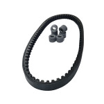 KIT CVT CORREIA E ROLETES DANIDREA - SUZUKI BURGMAN 125I INJETADA (2011 A 2019)