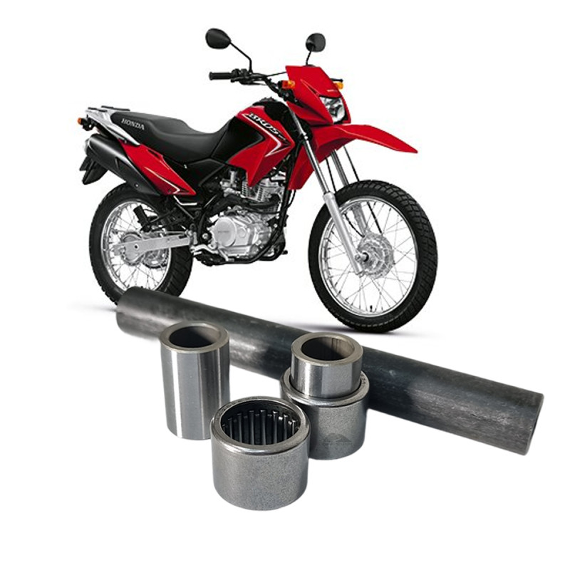 BUCHA KIT GARFO TRANS NXR 125/150/160 BROS CRF 230 (3PEÇAS)