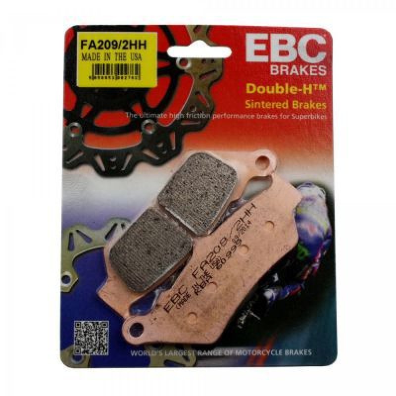 Pastilha de Freio Dianteira EBC FA209HH Sinterizada - F 700GS, F 750GS, F 800GS, F 850GS, G 650GS, F 750GS, XT 660