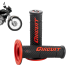 MANOPLA CIRCUIT (PAR) - V RACING - PRETA E VERMELHA - CRF230 - CRF 250 - KXF - XTZ - TORNADO - TTR230 - EXC