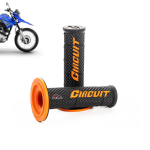 MANOPLA CIRCUIT (PAR) - V RACING - PRETA E LARANJA - CRF230 - CRF 250 - KXF - XTZ - TORNADO - TTR230 - EXC