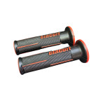 MANOPLA CIRCUIT (PAR) - SPEED EVERYDAY - PRETA E VERMELHA - KAWASAKI Z 1000 2003 A 2020; HONDA CB 1000 2008 A 2024; YAMAHA MT-03 2016 A 2024