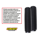 SANFONA DE BENGALA CIRCUIT 32 DENTES - PRETA - KLX400, XRE 300, FALCOM, CRF 230, SAHARA, XT660, LANDER, TENERÉ, DR 650