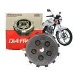 KIT EMBREAGEM COMPLETA - DIAFRAG -  SUZUKI YES 2005-2012; INTRUDER 125 2002-2017