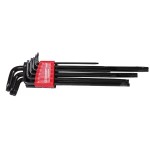 JOGO DE CHAVES TORX L HEXALOBULAR LONGAS CR-V - T10 À T50 - 9 PEÇAS - GEDORE RED - R36455009