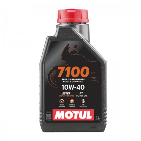 LUBRIFICANTE OLEO DE MOTOR - MOTUL - 7100 4T 10W40 - 100% SINTETICO - 1 LITRO