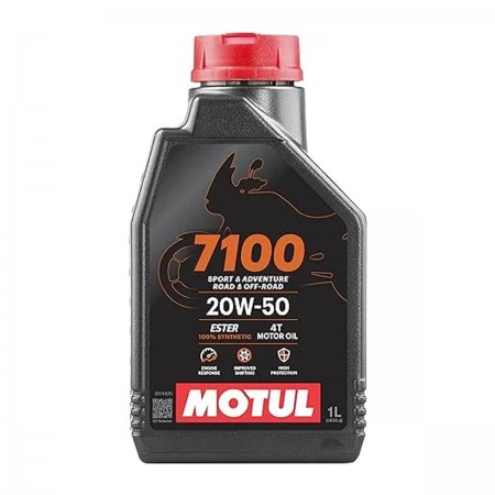 LUBRIFICANTE OLEO DE MOTOR - MOTUL - 7100 4T 20W50 - 100% SINTETICO - 1 LITRO