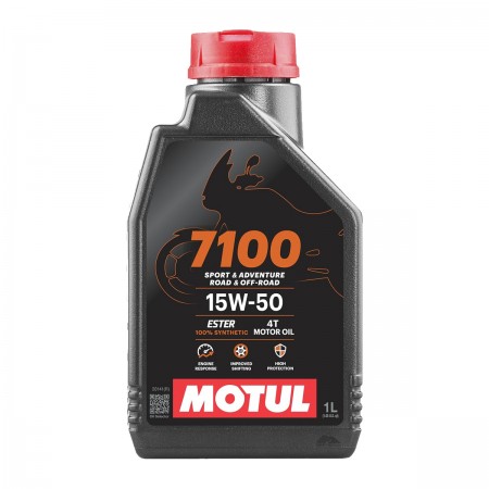 LUBRIFICANTE OLEO DE MOTOR - MOTUL - 7100 4T 15W50 - 100% SINTETICO - 1 LITRO