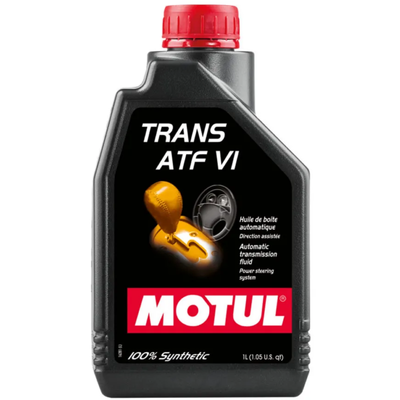 ÓLEO DE TRANSMISSÃO CÂMBIO AUTOMÁTICO 100% SINTÉTICO MOTUL TRANS ATF VI - 1 LITRO