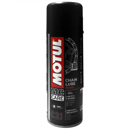 SPRAY LUBRIFICANTE DE CORRENTES MOTOS STREET RUA MOTOBOY URBANO - MOTUL - C2+ PLUS CHAIN LUBE - 200 ML