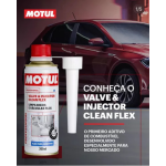 ADITIVO LIMPADOR DE VALVULAS DE ADMISSAO E BICOS INJETORES P/ VEÍCULO FLEX - MOTUL - VALVE & INJECTOR CLEAN FLEX - 300ML