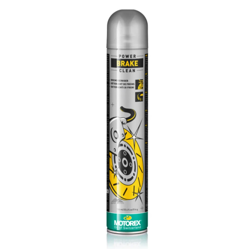 LIMPADOR SPRAY DESENGRAXANTE PARA FREIO E EMBREAGEM - MOTOREX  - POWER BRAKE CLEAN 750ML