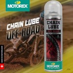 SPRAY LUBRIFICANTE PARA CORRENTES MOTOS OFF ROAD - MOTOREX CHAINLUBE - 500 ML