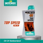 ÓLEO LUBRIFICANTE DE MOTOR TOP SPEED 4T 15W50 100% SINTÉTICO - MOTOREX - 1 LITRO