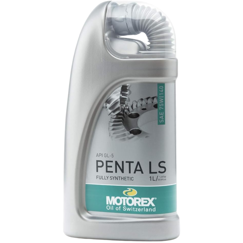 ÓLEO LUBRIFICANTE 100% SINTÉTICO PARA CÂMBIOS, TRANSMISSÕES E DIFERENCIAIS – MOTOREX GEAR OIL PENTA LS 75W140 – 1 LITRO