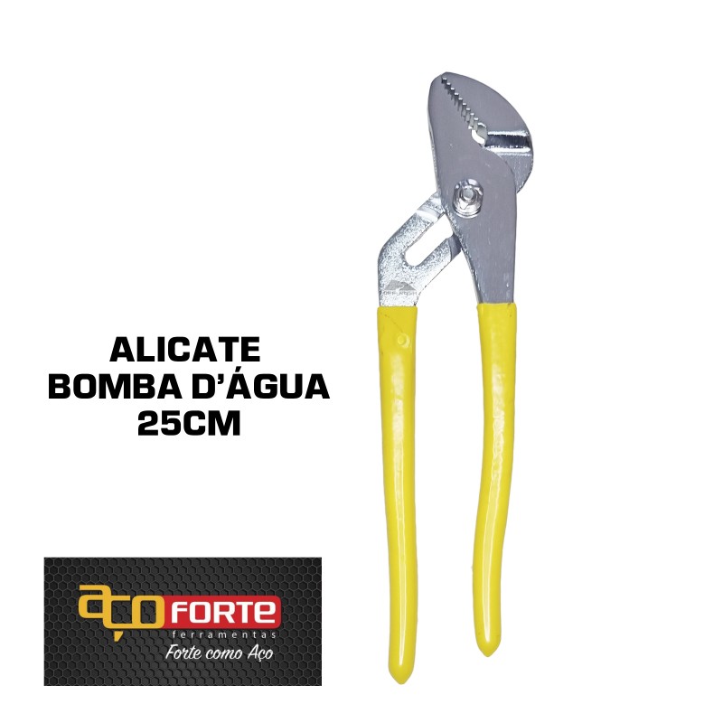 ALICATE BOMBA D'ÁGUA AJUSTÁVEL 25 CM - AÇO FORTE