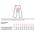 CALÇA P/ MOTOCICLISTA TEXX ARMOR FEMININA CINZA E PRETA TAM 52