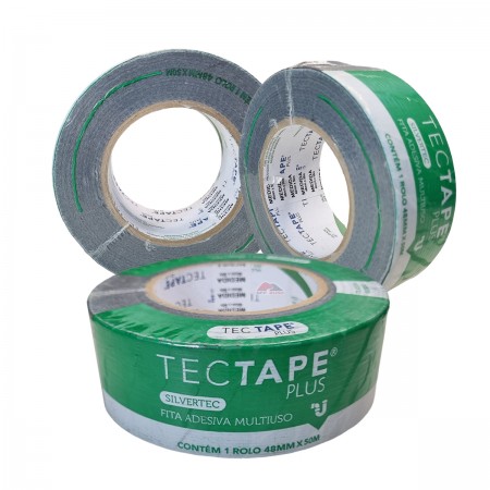  Fita Adesiva Multuso Tectape Preta Plus 48mmx50m