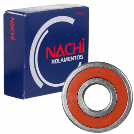 ROLAMENTO NACHI P/ RODAS; TRANSMISSÃO 6202-2NSE9 (d)15 x (D)35 x (B)11 - YBR 125; FAZER 250; LANDER; TENERÉ; NINJA 300; DOWNTOWN 300i