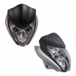 KIT FAROL COMPLETO COM CARENAGEM HONDA CB 300R 2009-2015 - PRATA - MELC