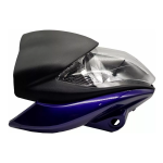 KIT FAROL COMPLETO COM CARENAGEM HONDA CB 300R 2009-2015 - ROXO - MELC