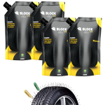 SELANTE PREVENTIVO P/ PNEUS DE CARRO ARO 13,14,15 - BLOCK CAR PRIME (KIT C/ 4)