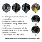 SELANTE PREVENTIVO P/ PNEUS DE CARRO ARO 13,14,15 - BLOCK CAR PRIME (KIT C/ 4)