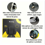 SELANTE PREVENTIVO P/ PNEUS DE CARRO ARO 13,14,15 - BLOCK CAR PRIME (KIT C/ 4)