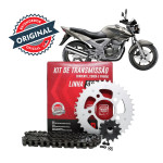 KIT TRANSMISSAO DID - C/ RETENTOR - HONDA CBX 250 TWISTER 37/13T 520V-106ZB